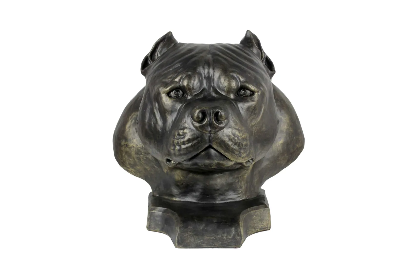 American Bully II – urn en beeld voor hondenas in de tuin
