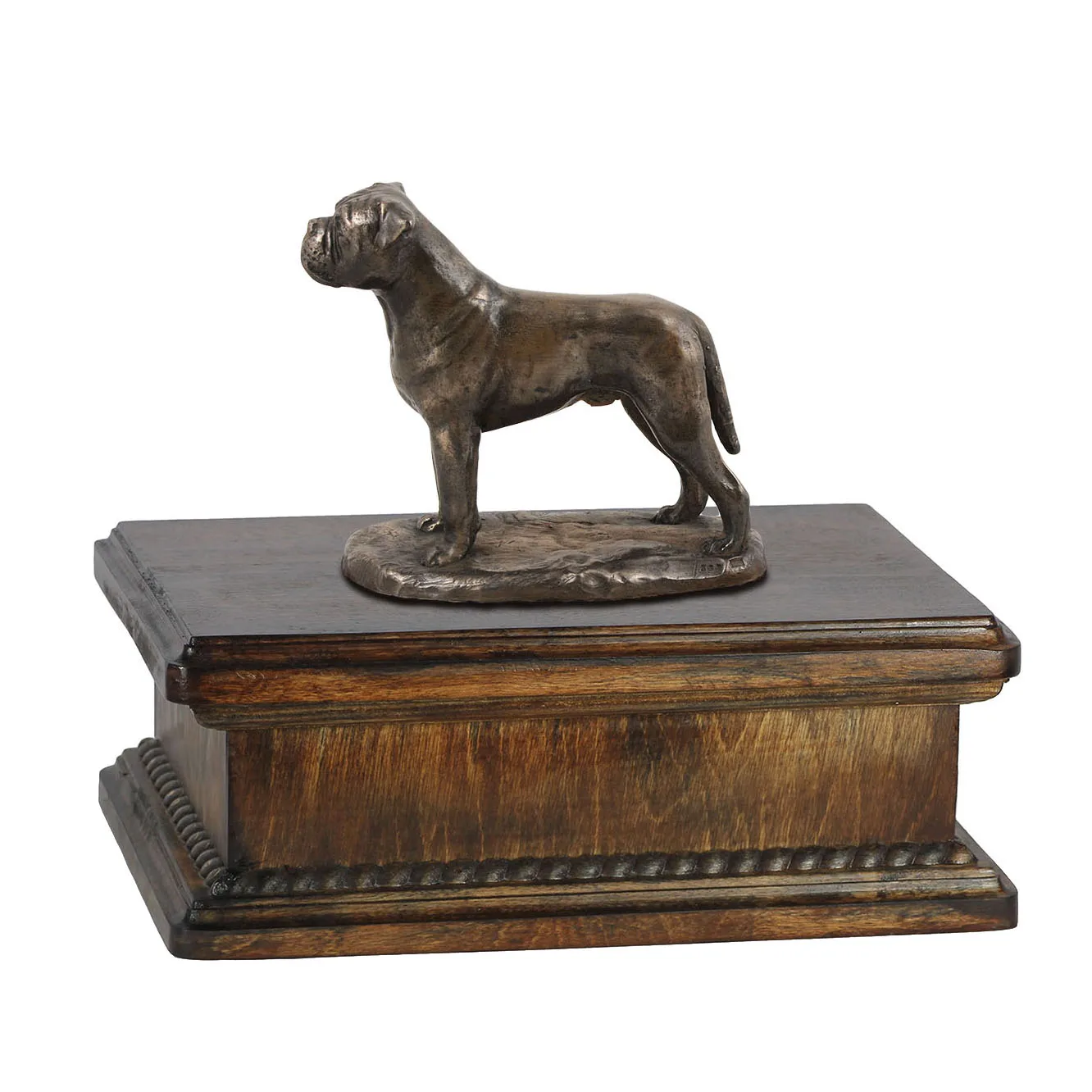 Bullmastiff urn – elegante urn met hondenstandbeeld voor as van uw hond