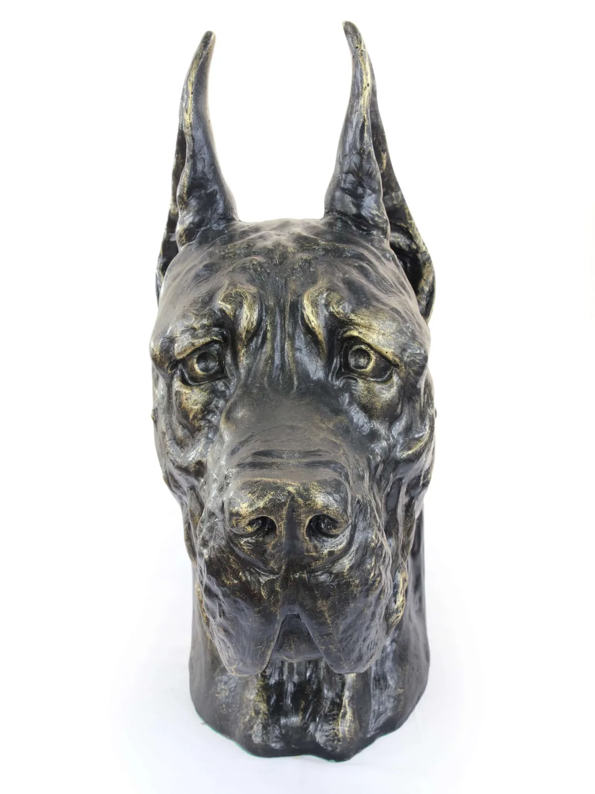 Duitse Dog urn en tuinbeeld – grote hondenkop voor huis en tuin
