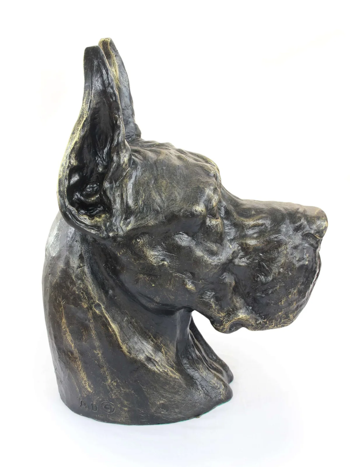 Duitse Dog urn en tuinbeeld – grote hondenkop voor huis en tuin — foto 6
