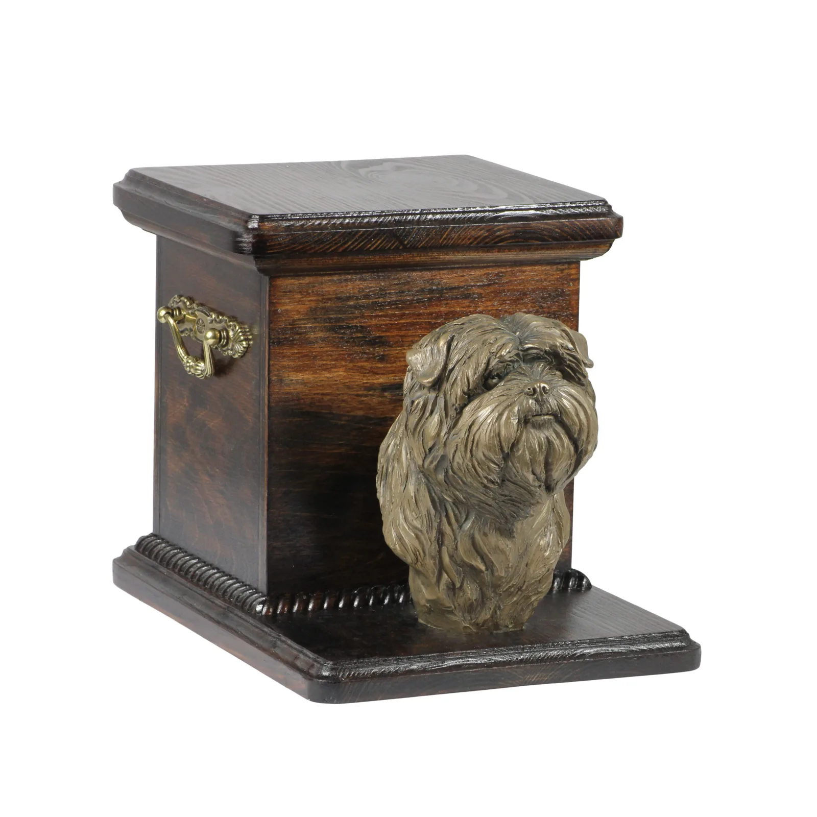 Elegante urn voor Affenpinscher met hondenbuste — foto 2