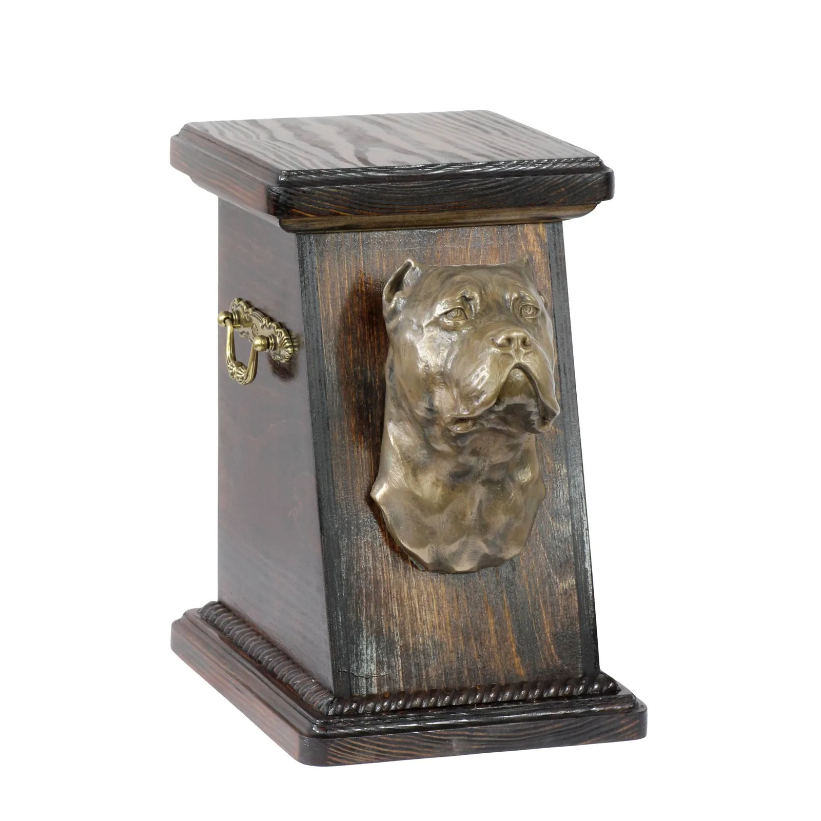 Elegante urn voor Cane Corso-hond, met beeldje ter nagedachtenis — foto 2