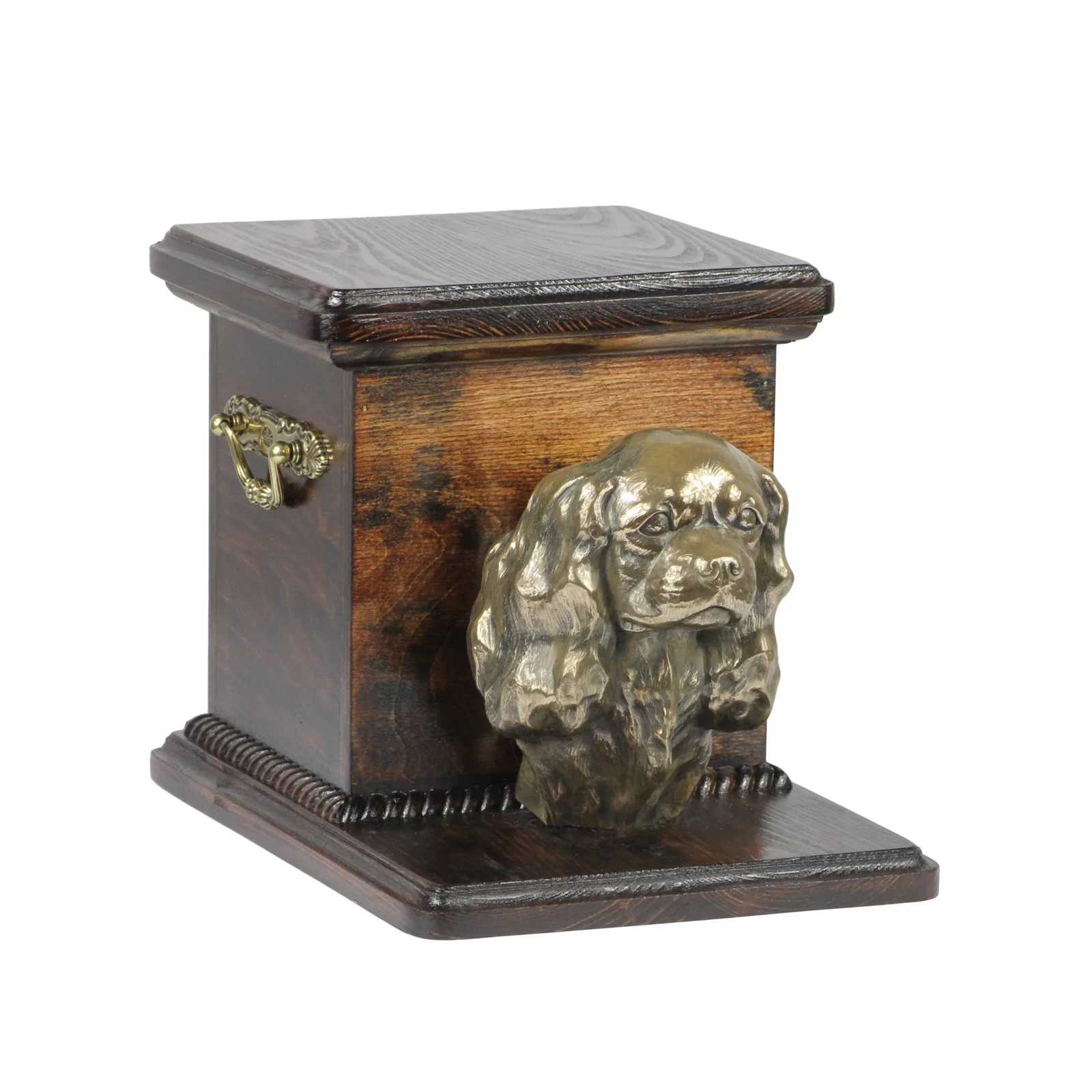 Elegante urn voor Cavalier King Charles Spaniel met hondenbuste — foto 2