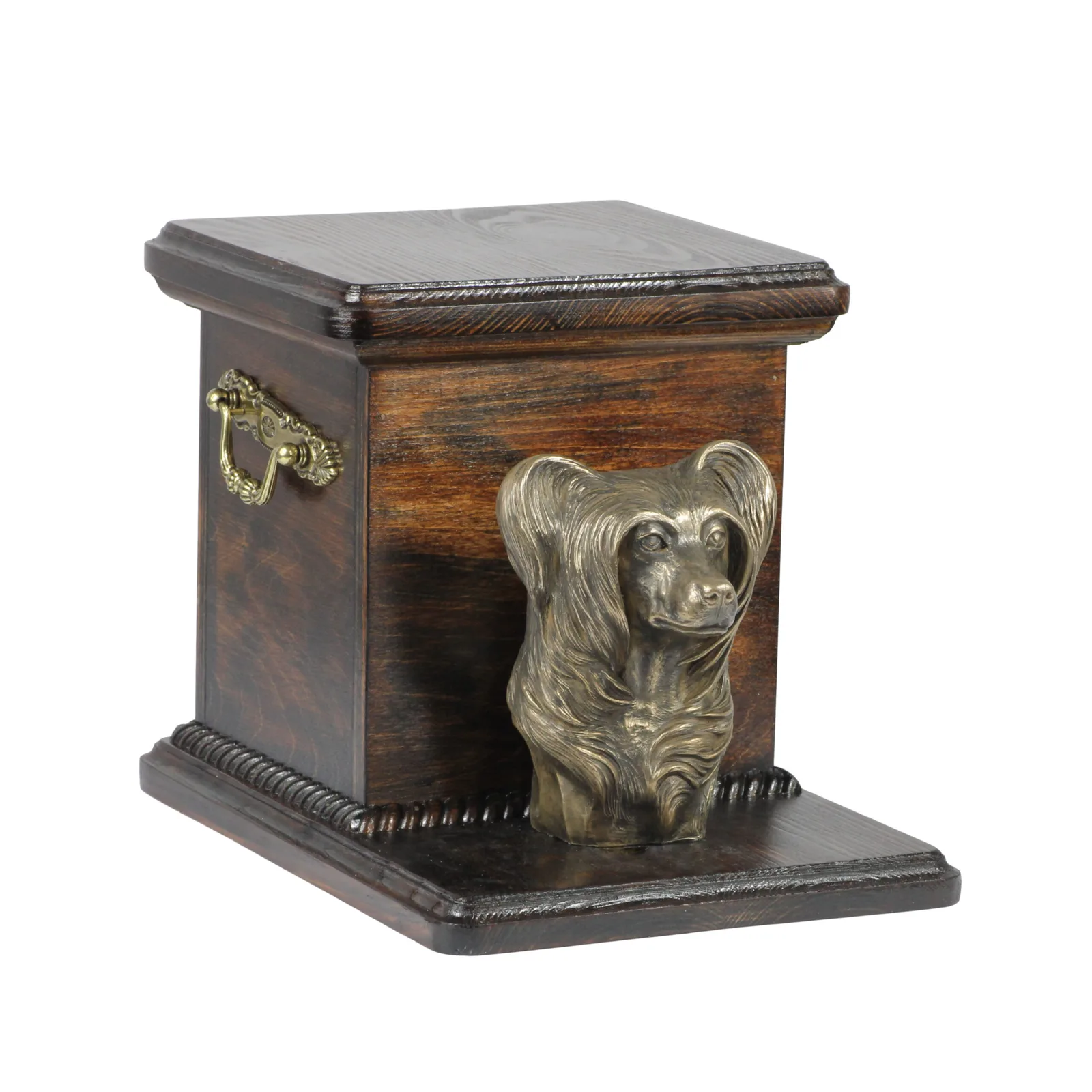 Elegante urn voor Chinese Crested Dog met hondenbuste — foto 2