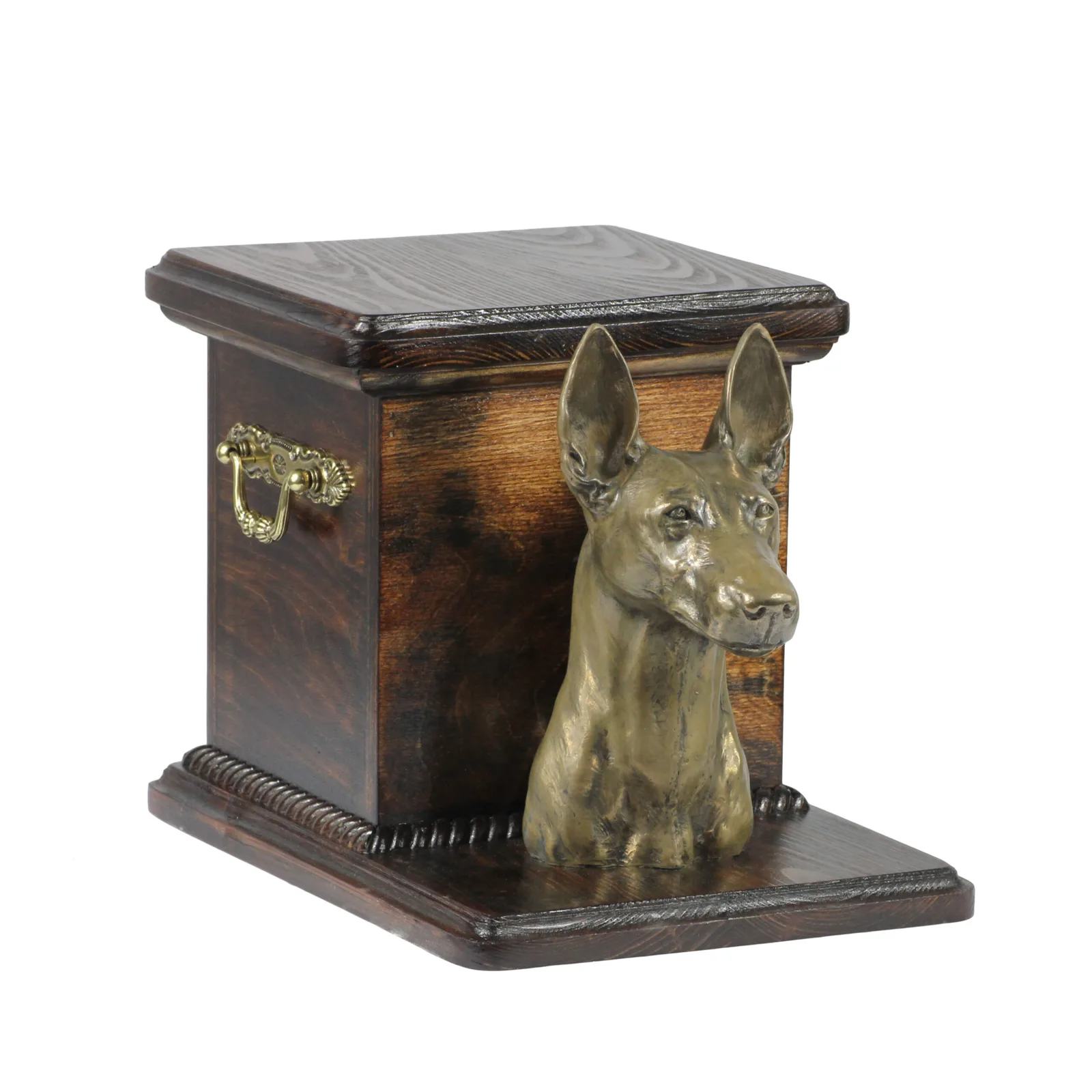 Elegante urn voor hondenas met beeldje van Pharaoh Hound — foto 2