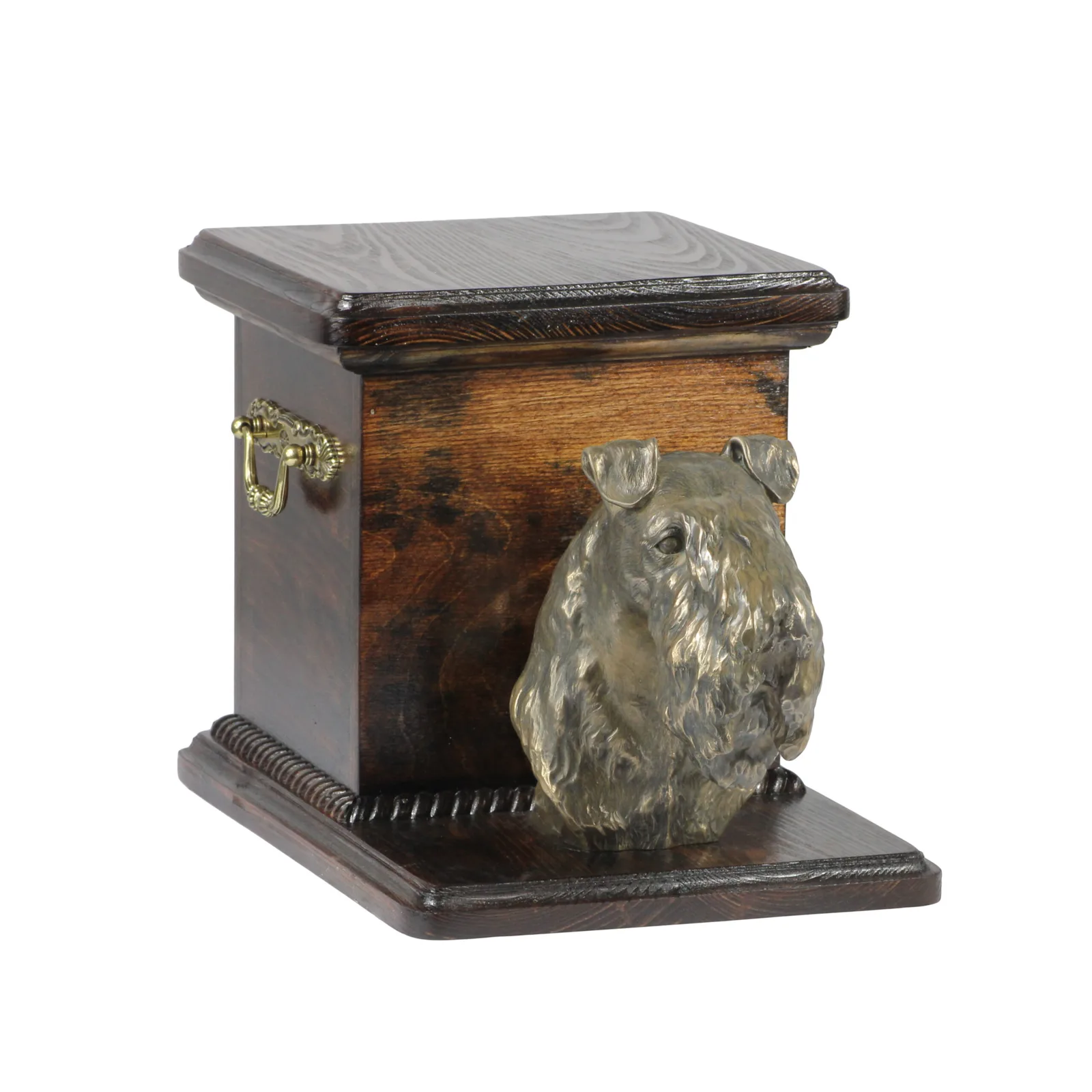 Elegante urn voor Kerry Blue Terrier met hondenbuste — foto 2