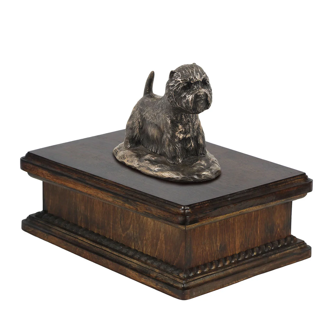 Elegante urn voor West Highland White Terrier met beeldje — foto 2