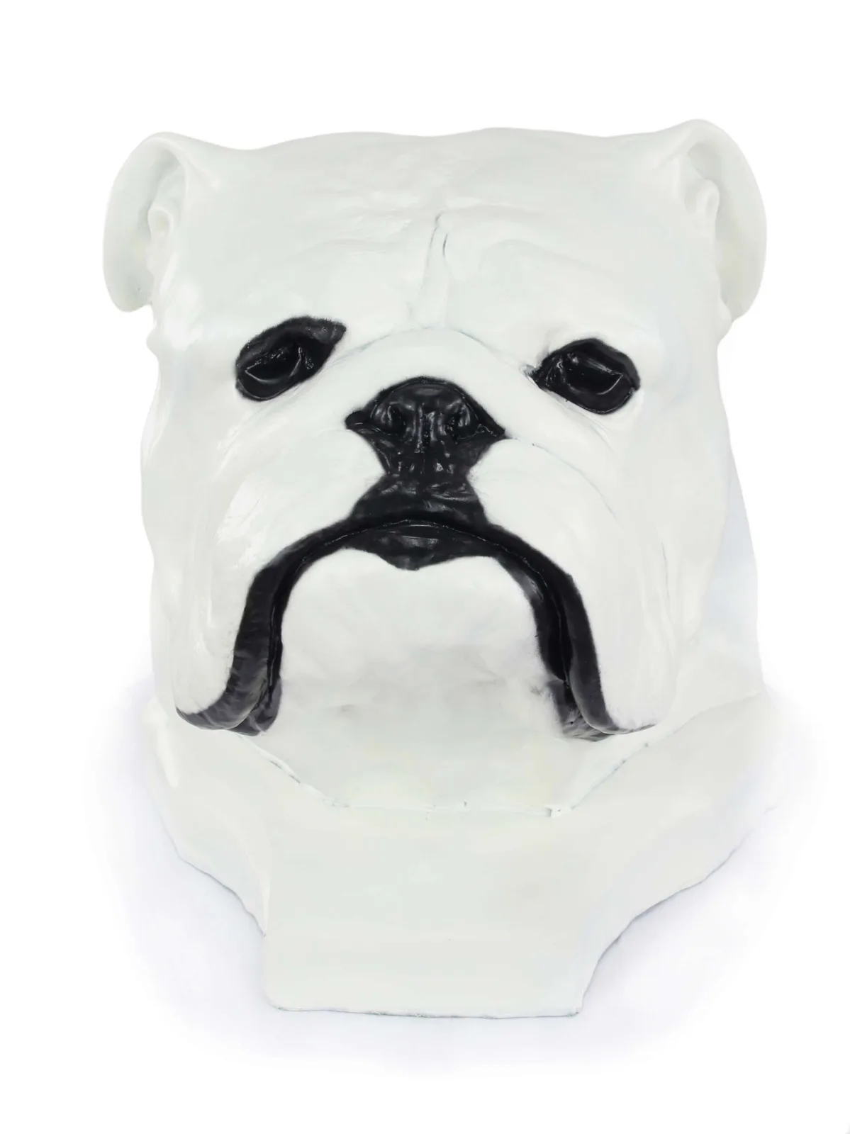 Engelse Bulldog urn – hondenbuste voor tuin, grote hondenkop van Art-Dog