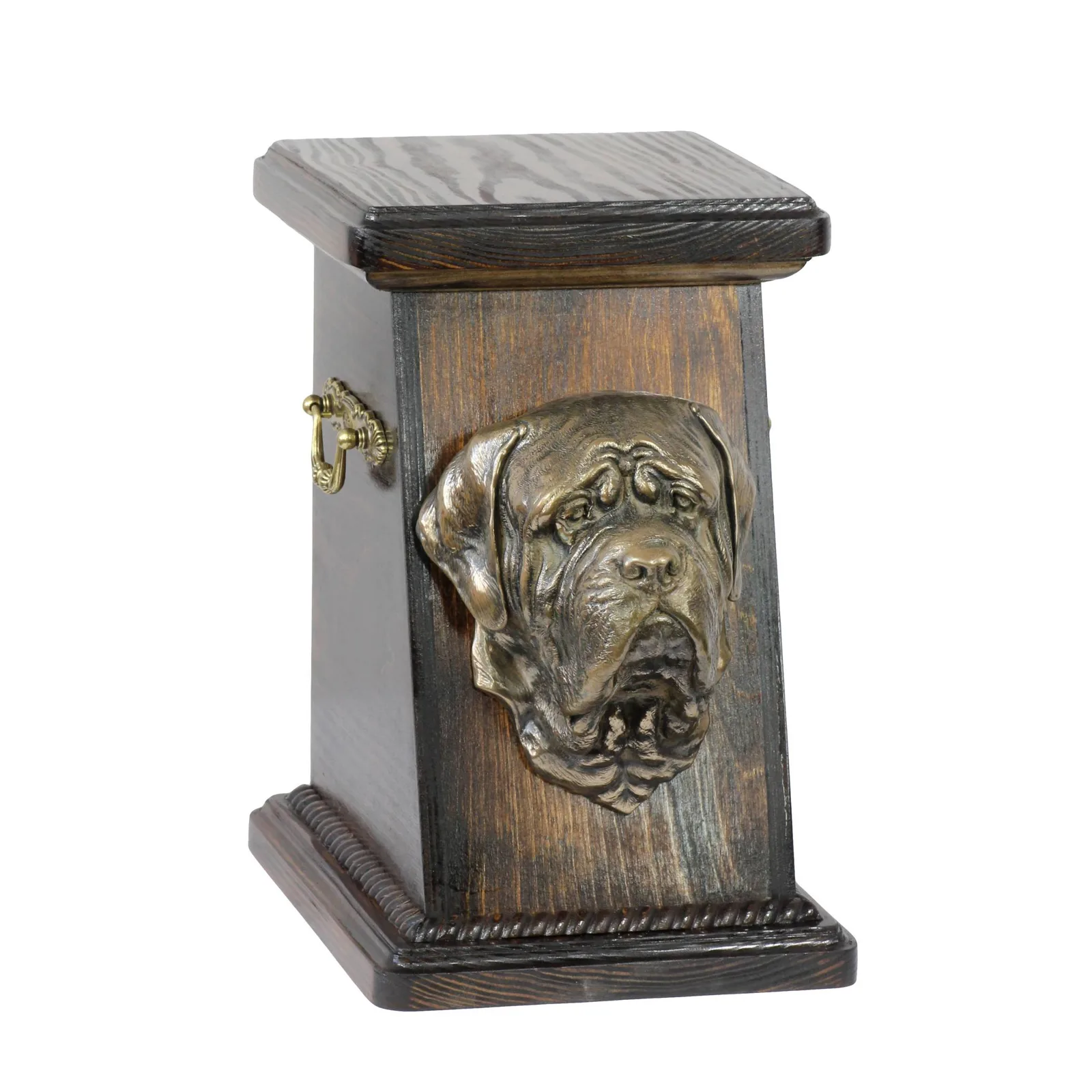 Engelse Mastiff urn – elegante gedenkurn met hondenbuste