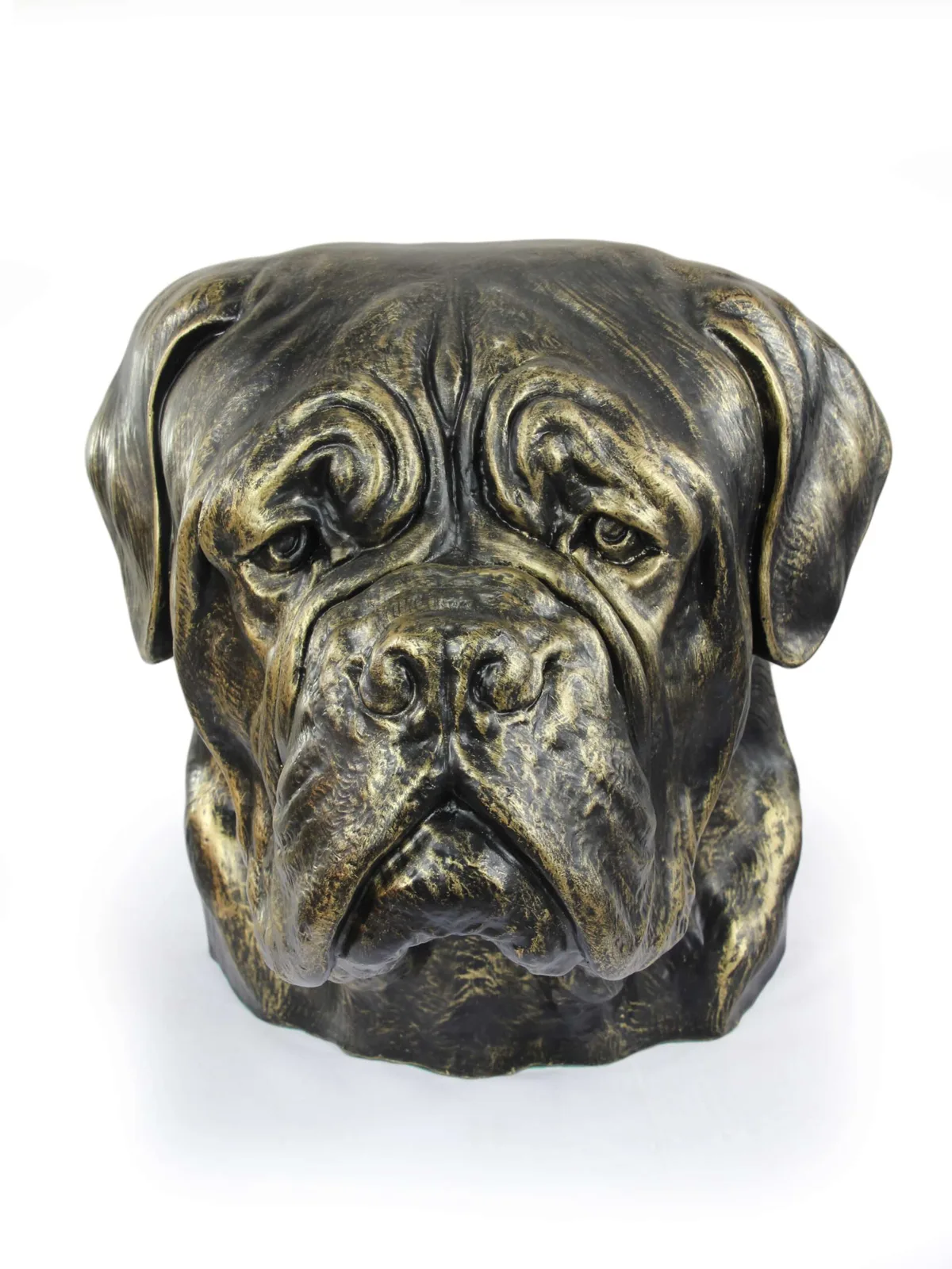 Urn voor hondenas en tuinbeeld van Dogue de Bordeaux hoofdBordeaux, Dog, Waakhond