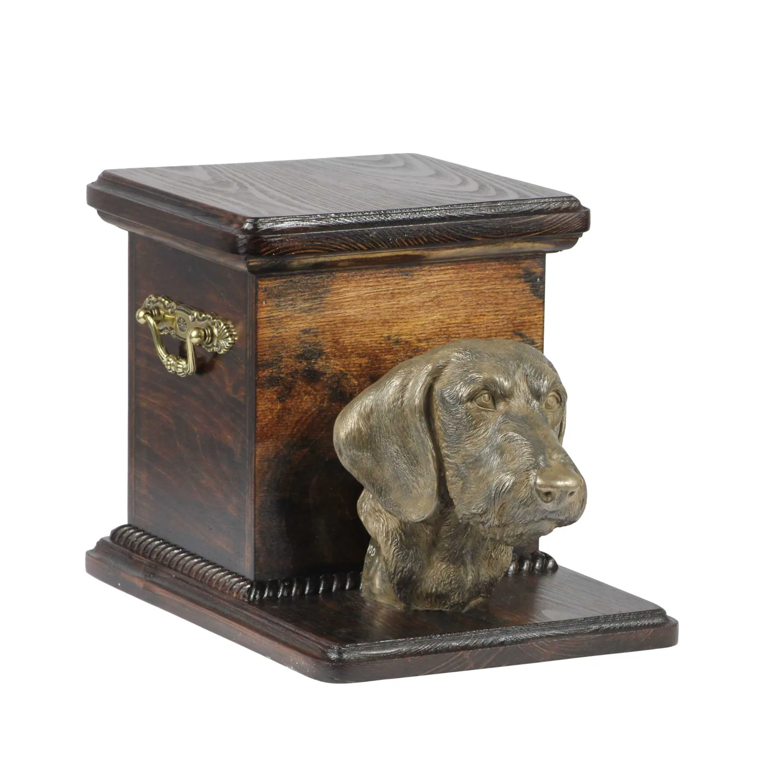 Urn voor teckel met beeldje – Elegante urn voor hondenas — foto 2