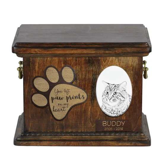 urn voor Amerikaanse Bobtail